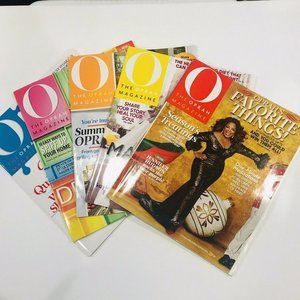 Oprah O Magazine 2015  Lot of 5 Celeb Entertainment Favorite Things Lifestyle